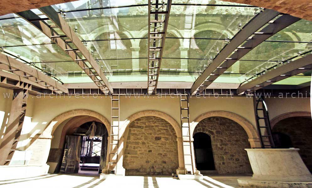 Copertura travi alleggerite