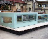 Lucernario in vetro apribile motorizzato - botola scorrevole variglass