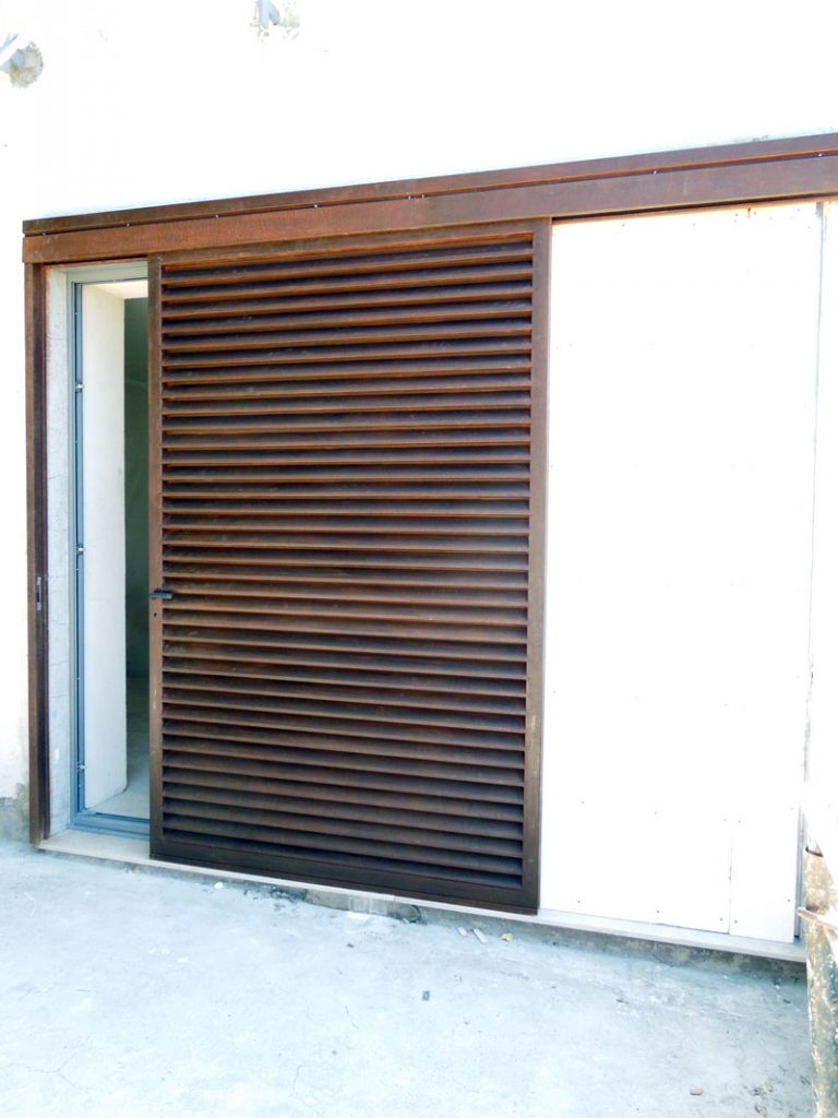 Persiane in acciaio corten