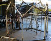 Struttura speciale in acciaio inox e vetro