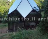 Struttura speciale in acciaio inox e vetro