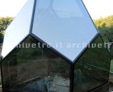 Struttura speciale in acciaio inox e vetro