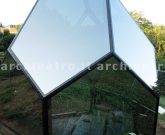 Struttura speciale in acciaio inox e vetro