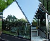 Struttura speciale in acciaio inox e vetro
