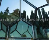 Struttura speciale in acciaio inox e vetro