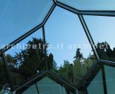 Struttura speciale in acciaio inox e vetro