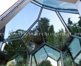 Struttura speciale in acciaio inox e vetro