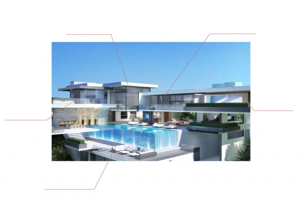 Progetto casa di vetro
